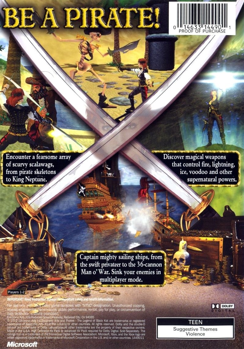 Capa do jogo Pirates: The Legend of Black Kat