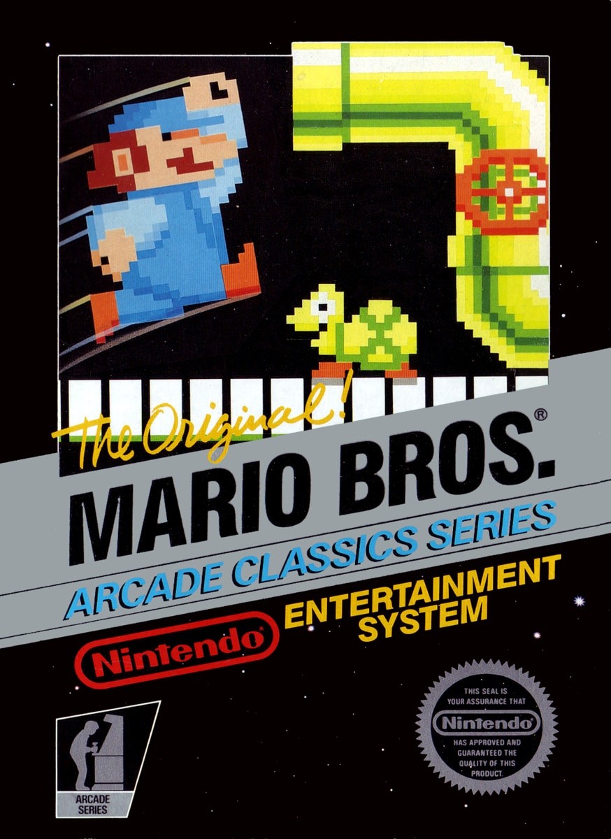 Capa do jogo Mario Bros.