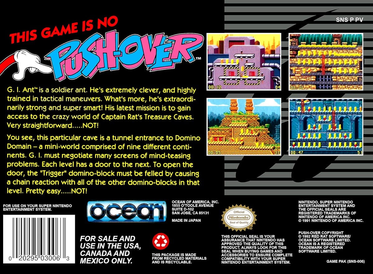 Capa do jogo Push-Over