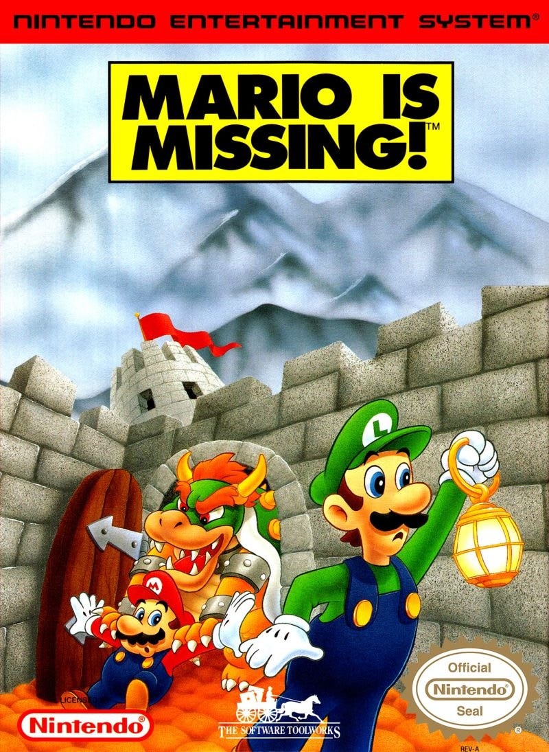 Capa do jogo Mario is Missing!