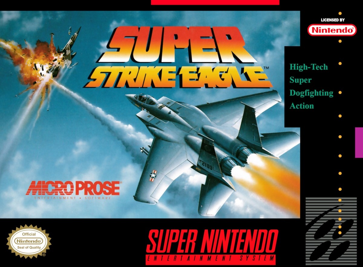 Capa do jogo Super Strike Eagle