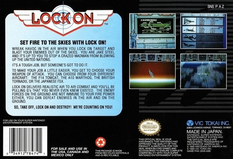 Capa do jogo Lock On