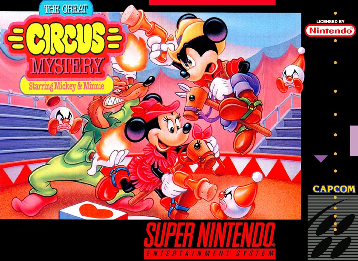 Capa do jogo The Great Circus Mystery starring Mickey & Minnie