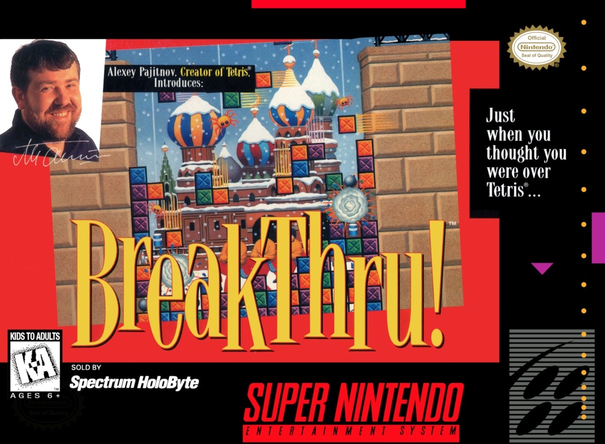 Capa do jogo BreakThru!
