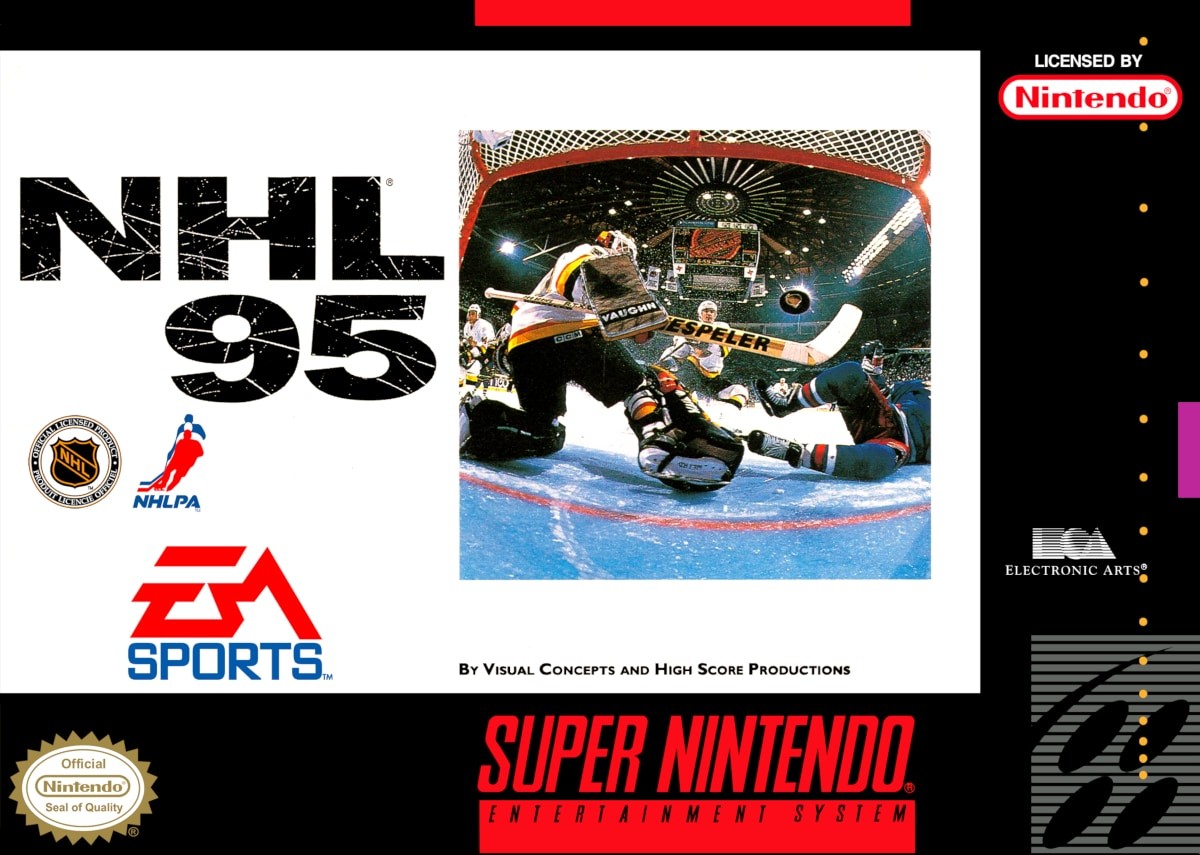 Capa do jogo NHL 95