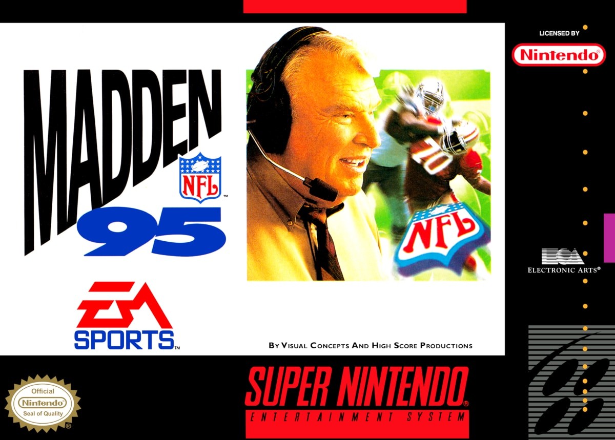 Capa do jogo Madden NFL 95