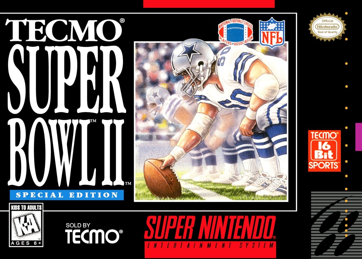 Capa do jogo Tecmo Super Bowl II: Special Edition