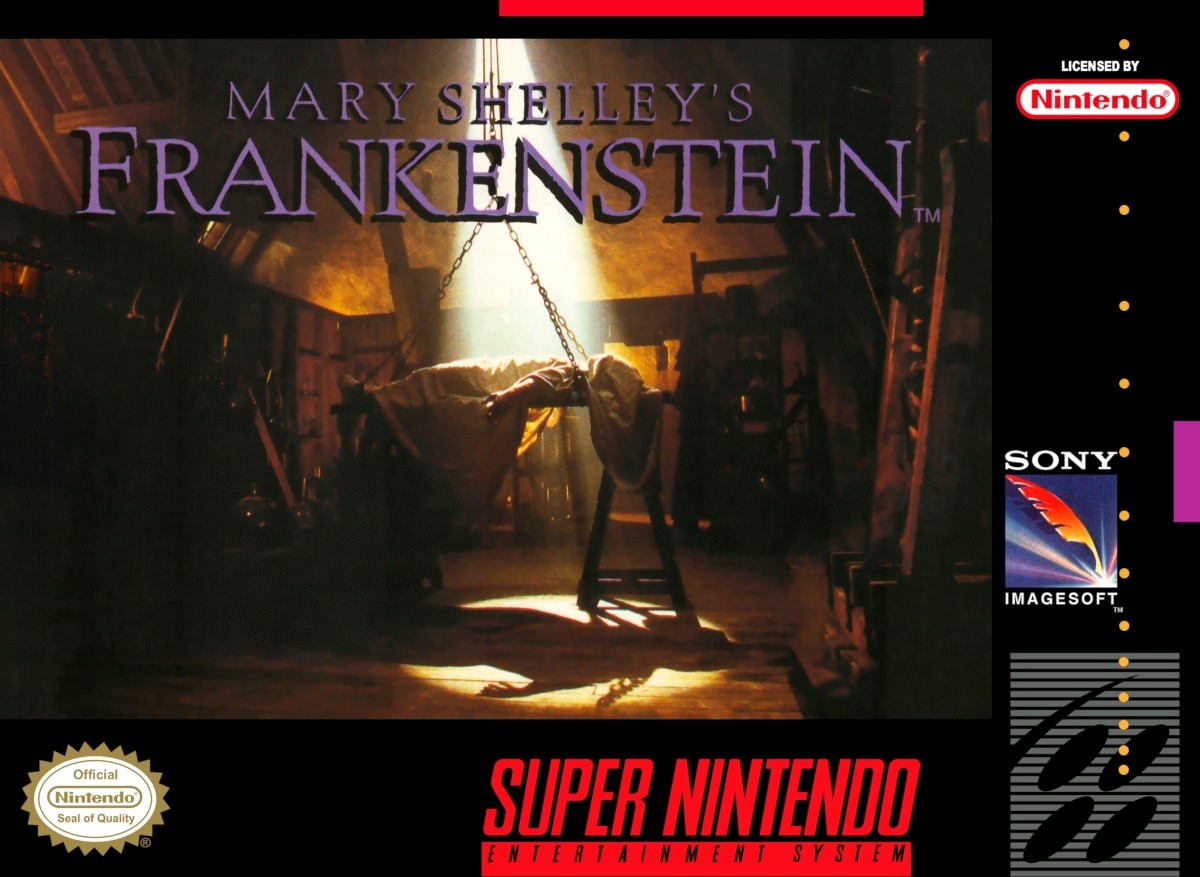 Capa do jogo Mary Shelleys Frankenstein