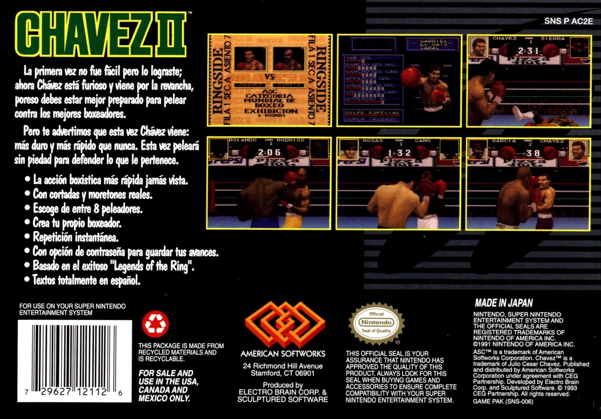 Capa do jogo Chavez II