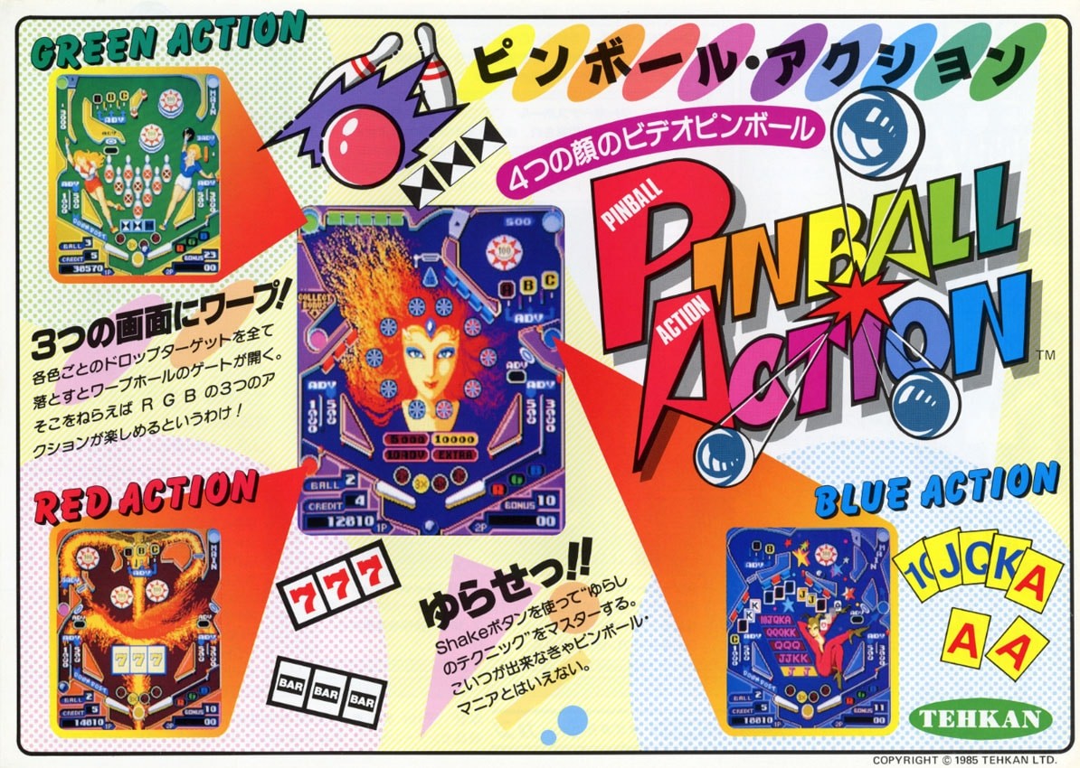 Capa do jogo Pinball Action