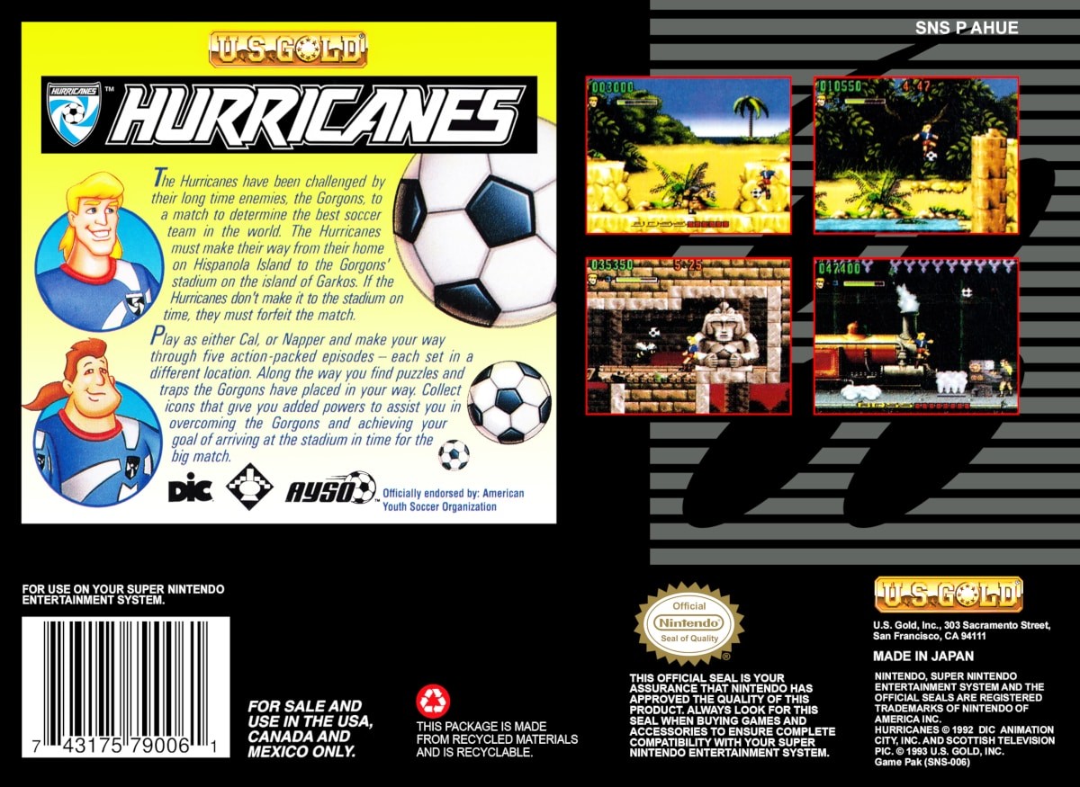 Capa do jogo Hurricanes