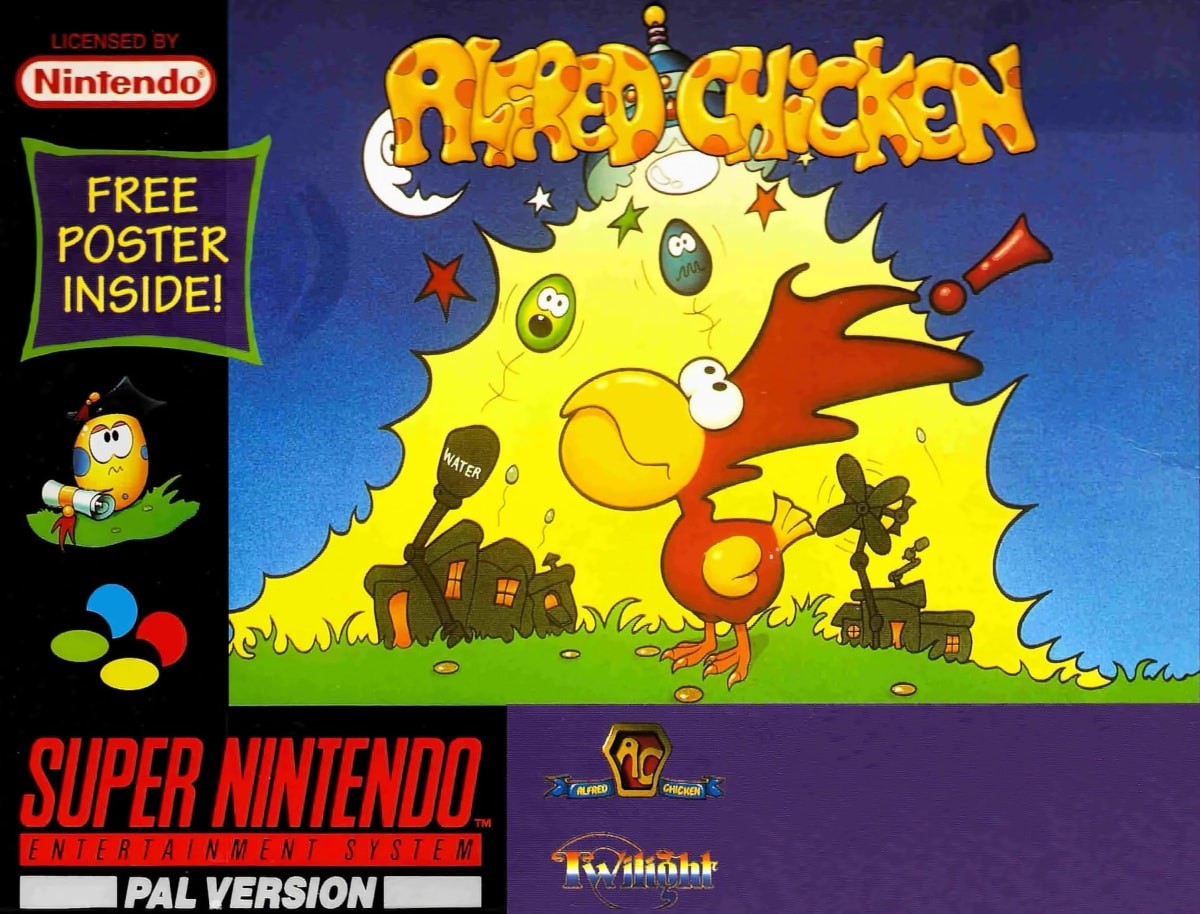 Capa do jogo Super Alfred Chicken