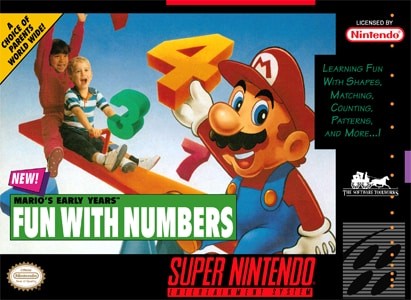Capa do jogo Marios Early Years: Fun with Numbers