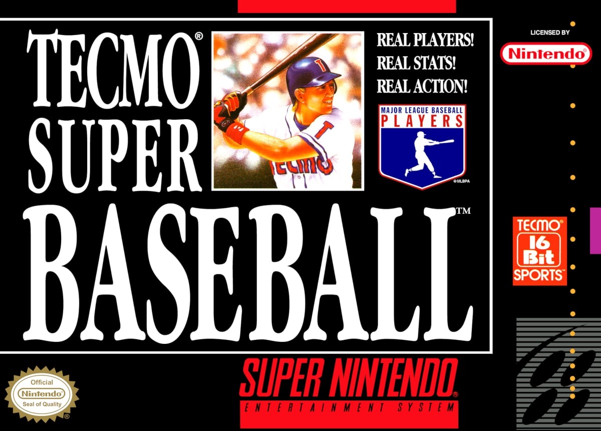 Capa do jogo Tecmo Super Baseball