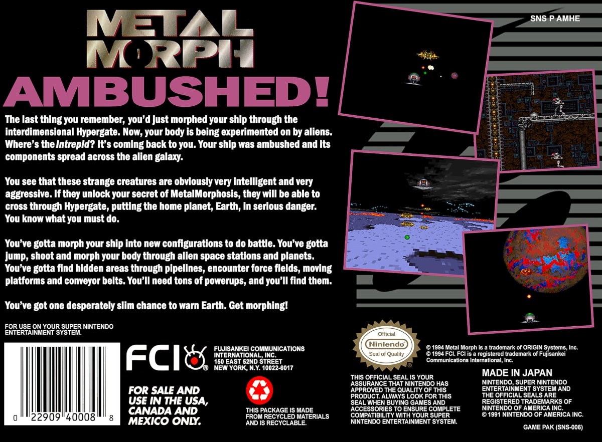 Capa do jogo Metal Morph