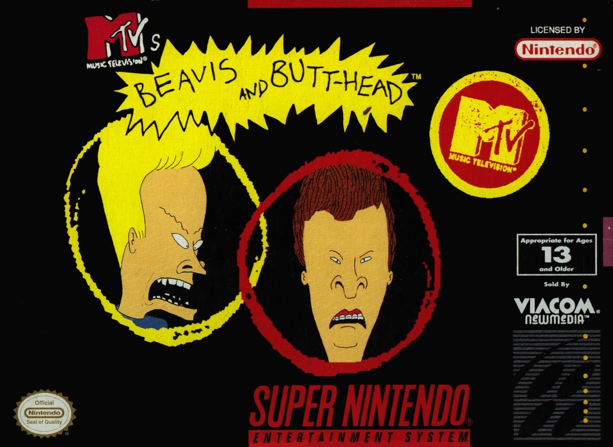 Capa do jogo MTVs Beavis and Butt-Head