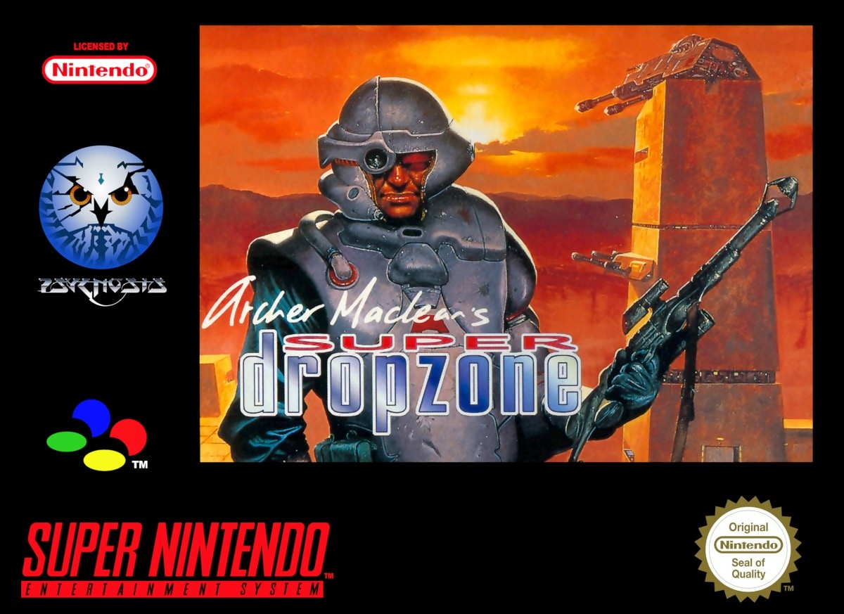 Capa do jogo Super Dropzone: Intergalactic Rescue Mission