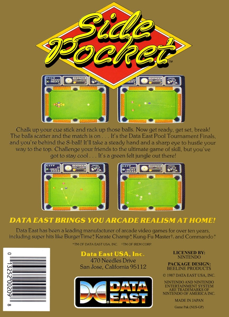 Capa do jogo Side Pocket