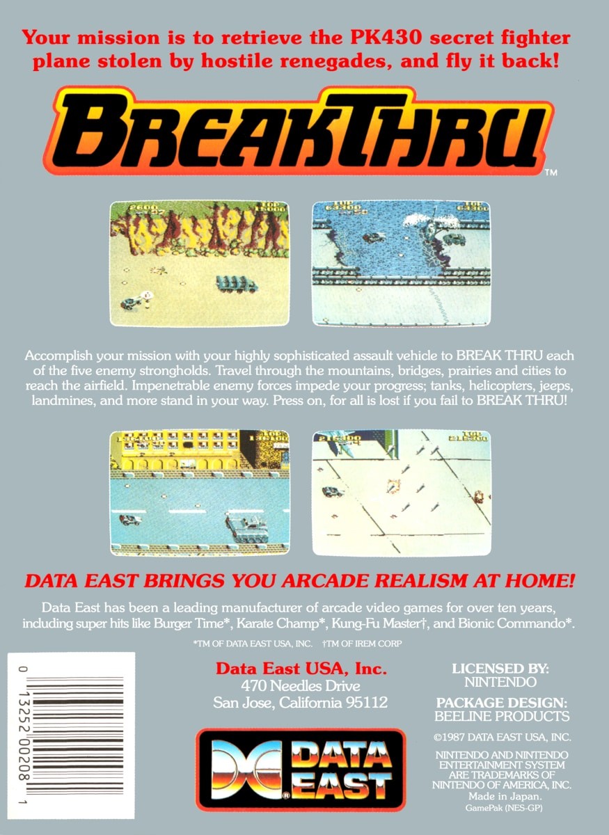 Capa do jogo BreakThru