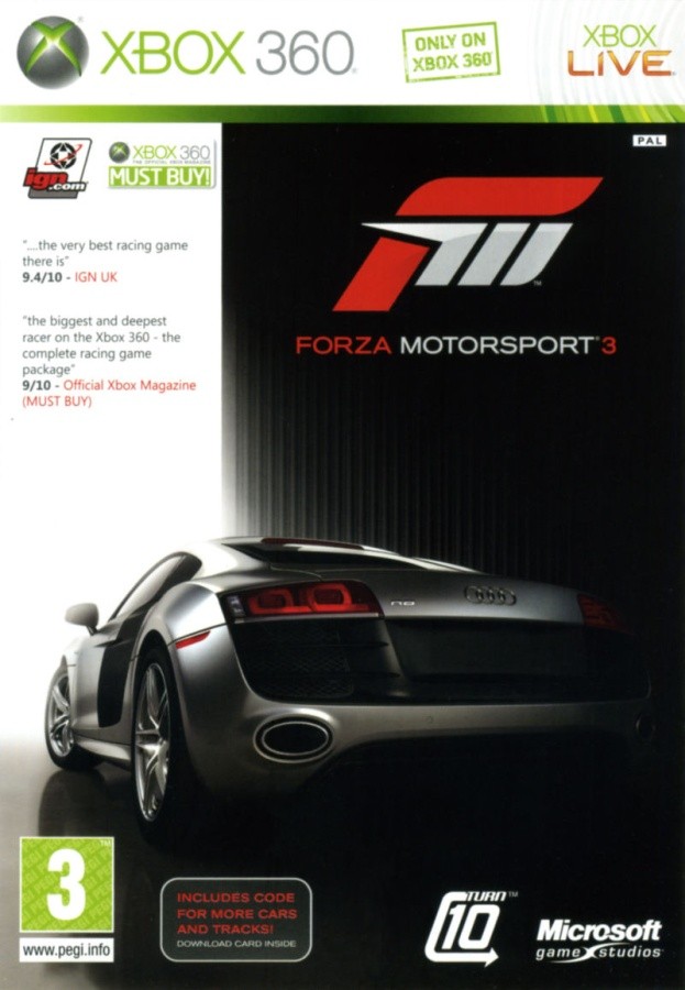 Capa do jogo Forza Motorsport 3