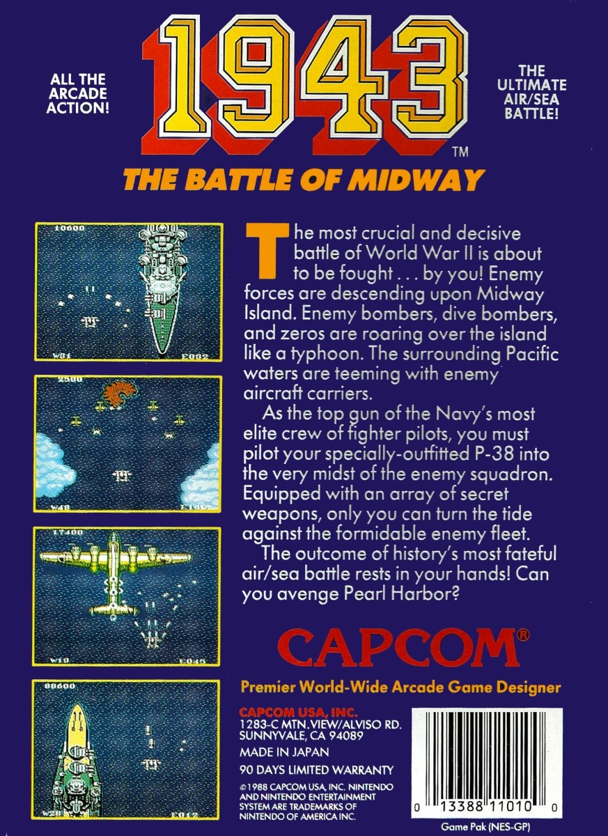 Capa do jogo 1943: The Battle of Midway