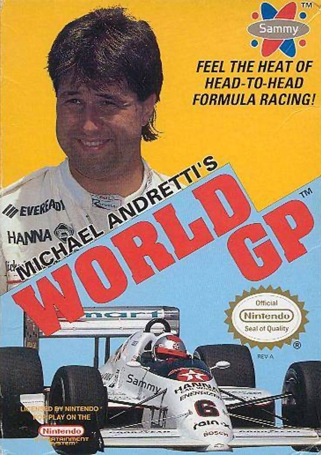Capa do jogo Michael Andrettis World GP