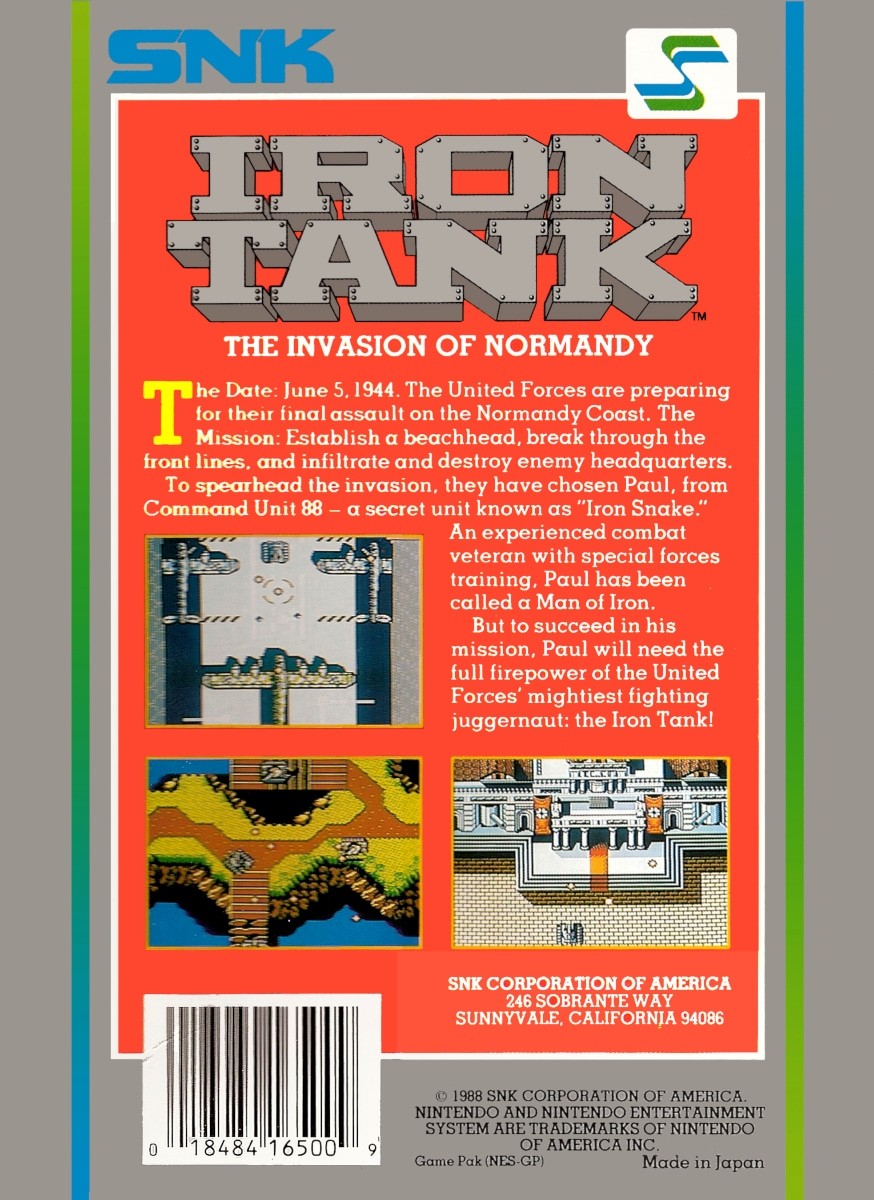 Capa do jogo Iron Tank: The Invasion of Normandy
