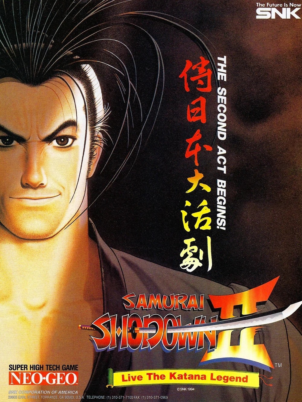 Capa do jogo Samurai Shodown II