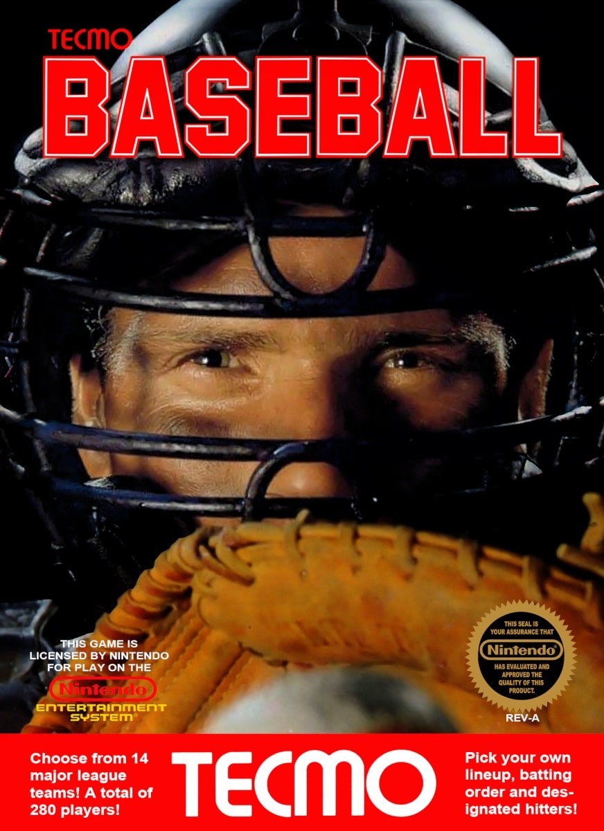Capa do jogo Tecmo Baseball