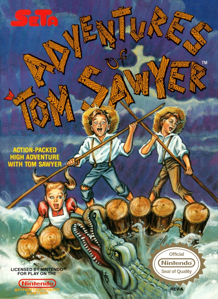 Capa do jogo Adventures of Tom Sawyer