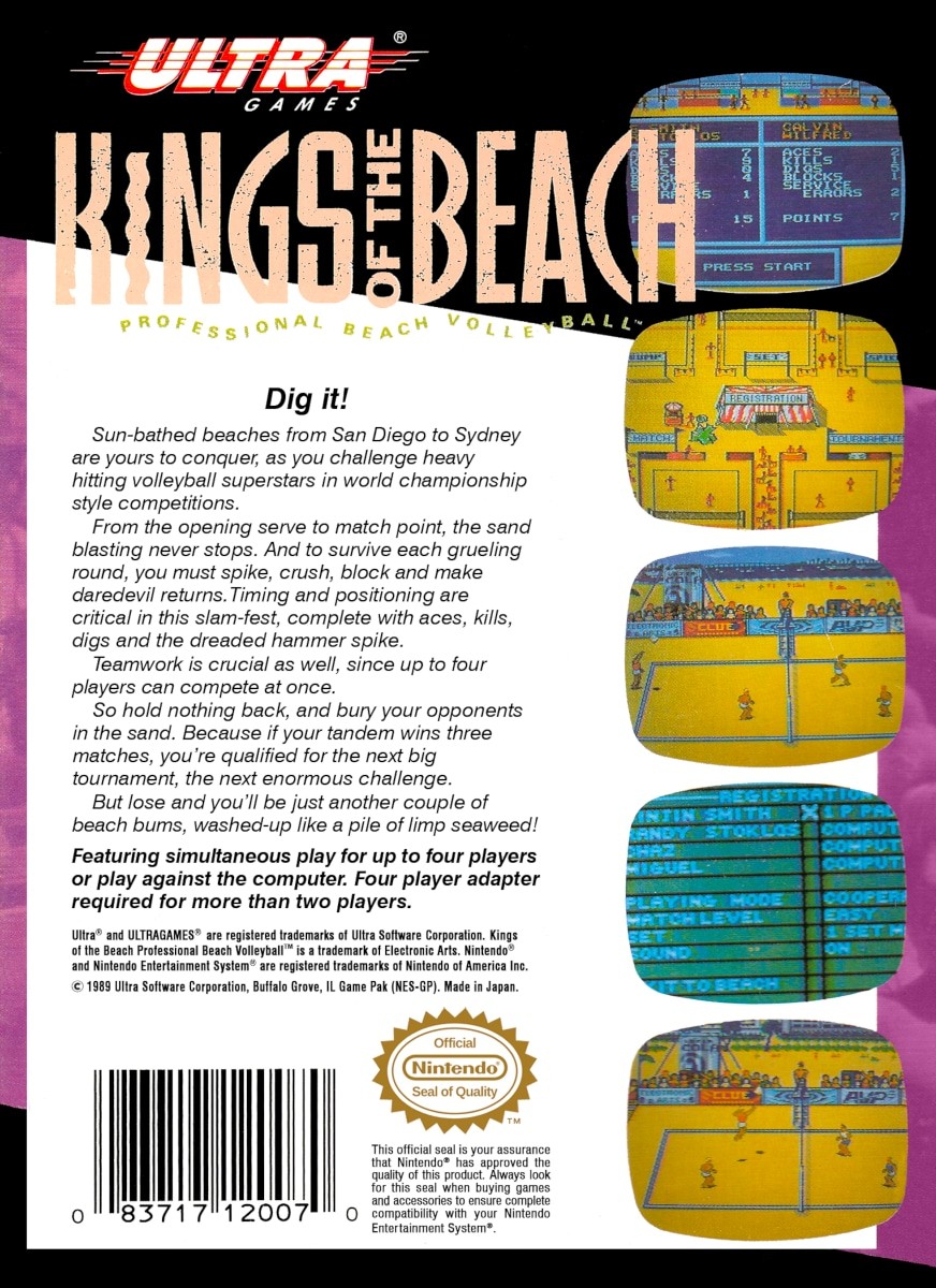 Capa do jogo Kings of the Beach