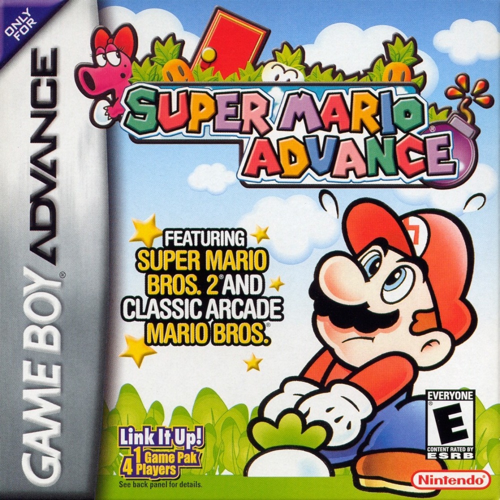 Capa do jogo Super Mario Advance