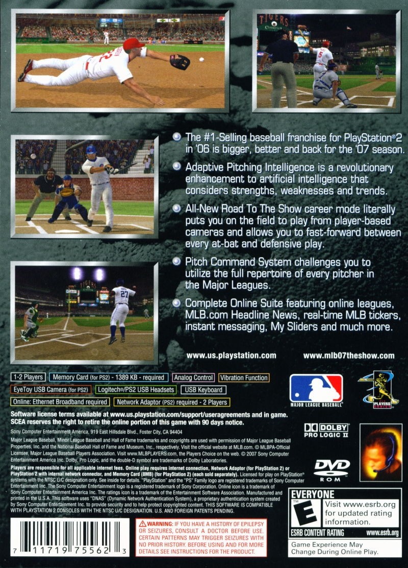 Capa do jogo MLB 07: The Show