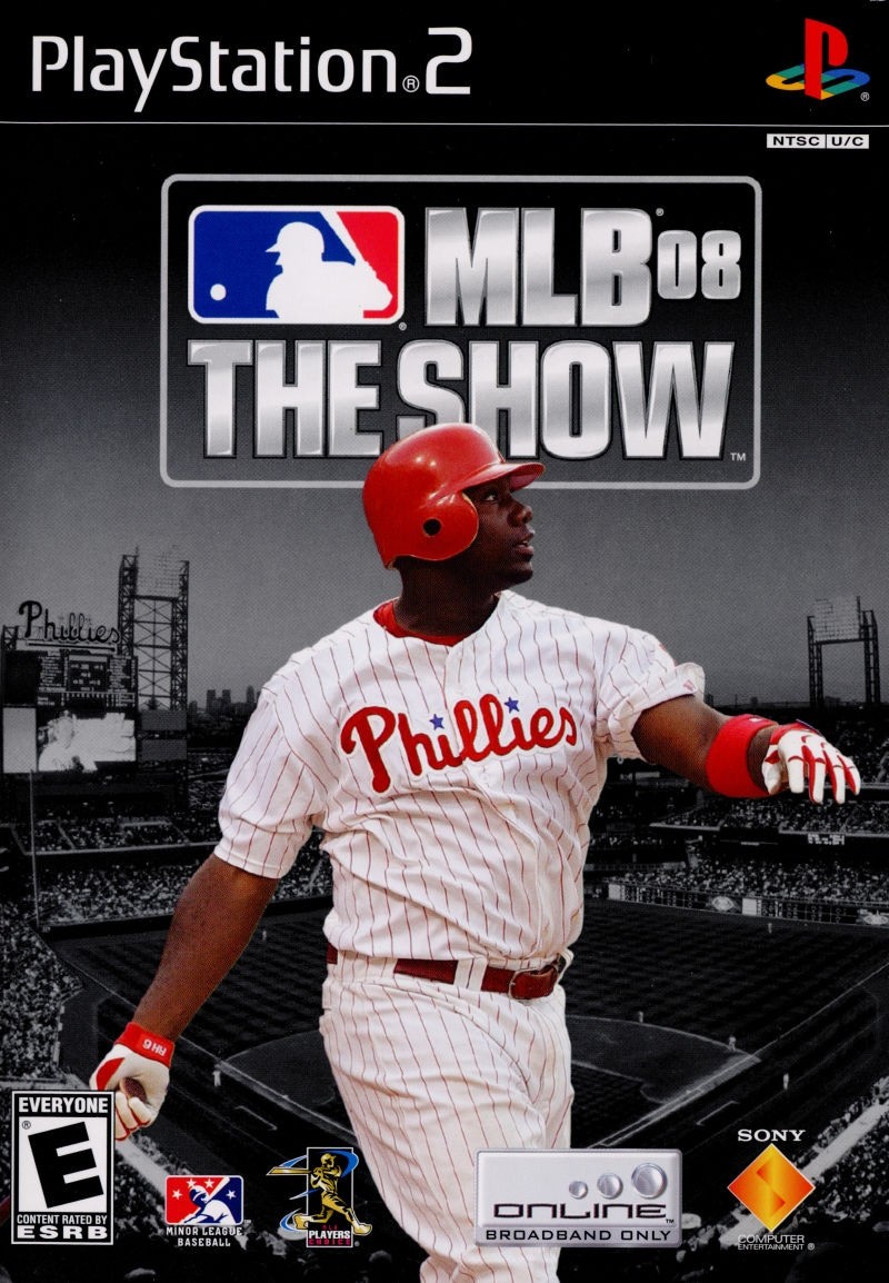 Capa do jogo MLB 08: The Show