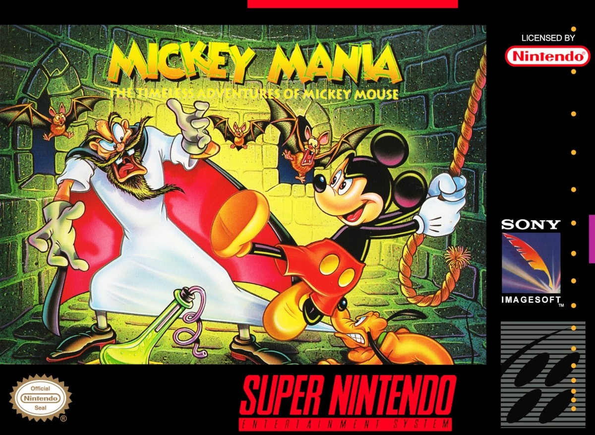 Capa do jogo Mickey Mania