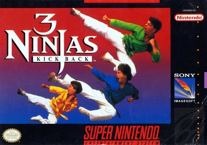 Capa do jogo 3 Ninjas Kick Back