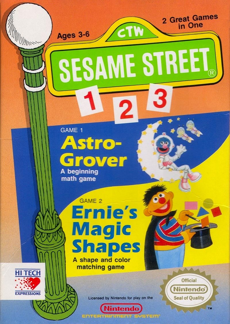 Capa do jogo Sesame Street 1 2 3