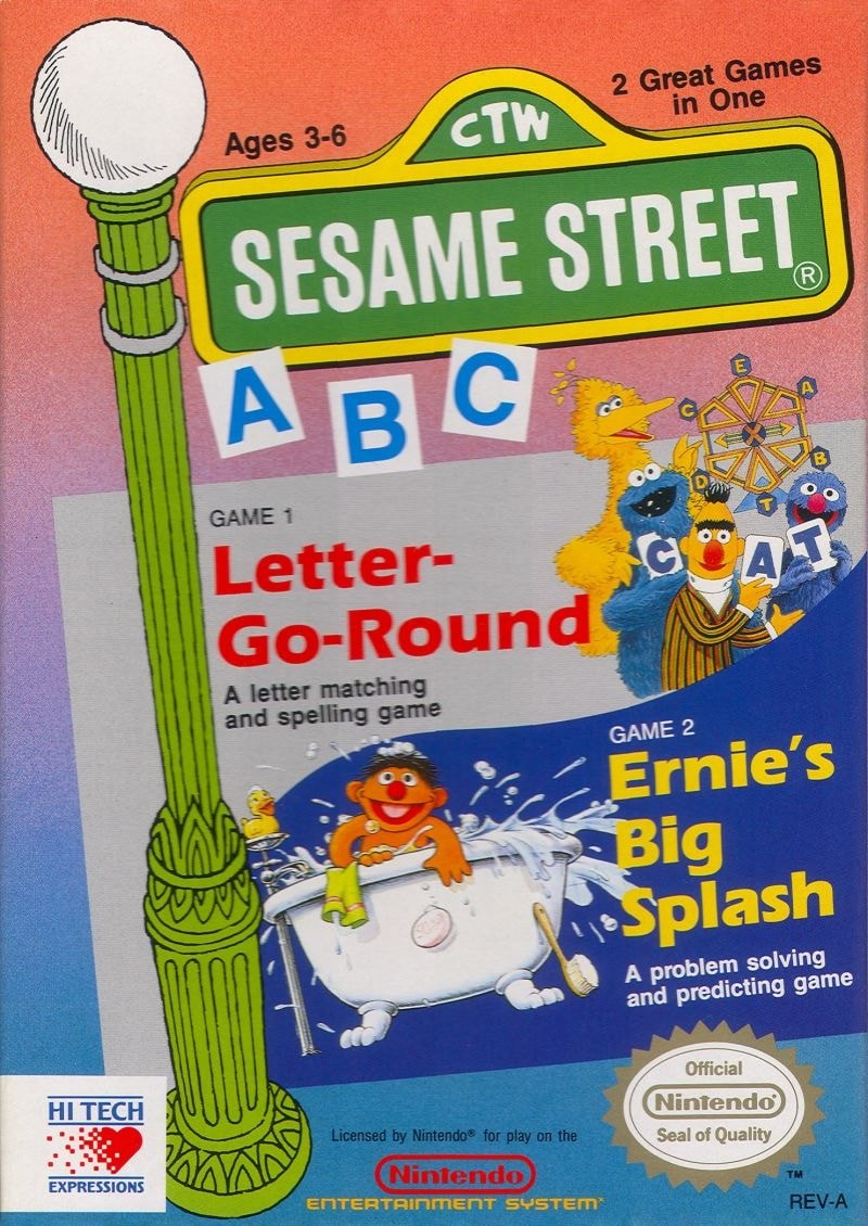 Capa do jogo Sesame Street A B C
