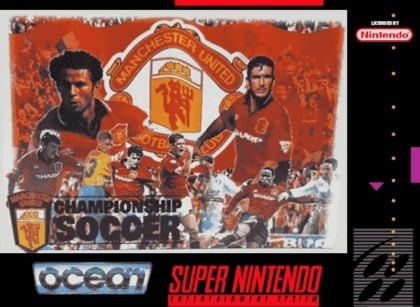 Capa do jogo Manchester United Championship Soccer