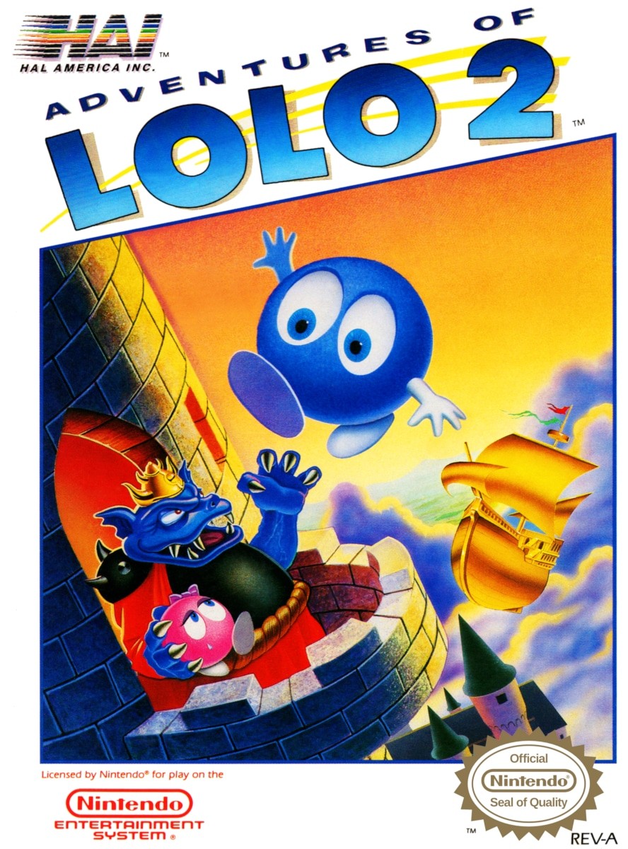 Capa do jogo Adventures of Lolo 2