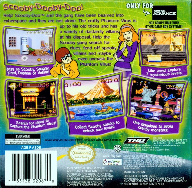 Capa do jogo Scooby-Doo and the Cyber Chase
