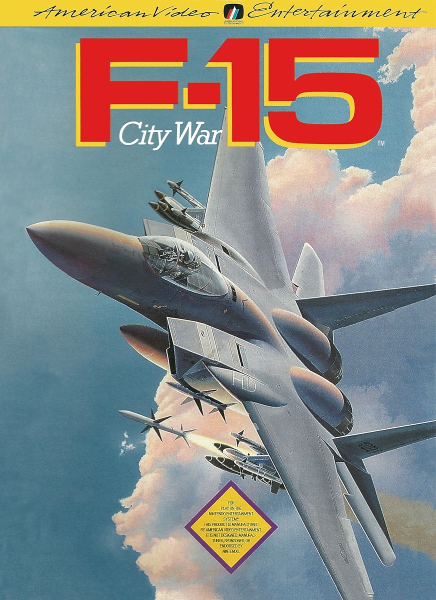 Capa do jogo F-15 City War