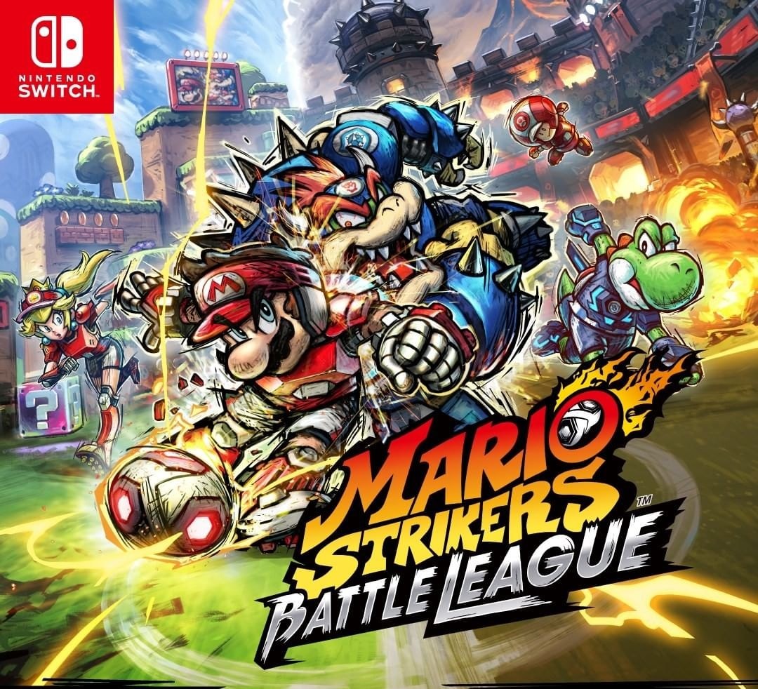 Capa do jogo Mario Strikers: Battle League