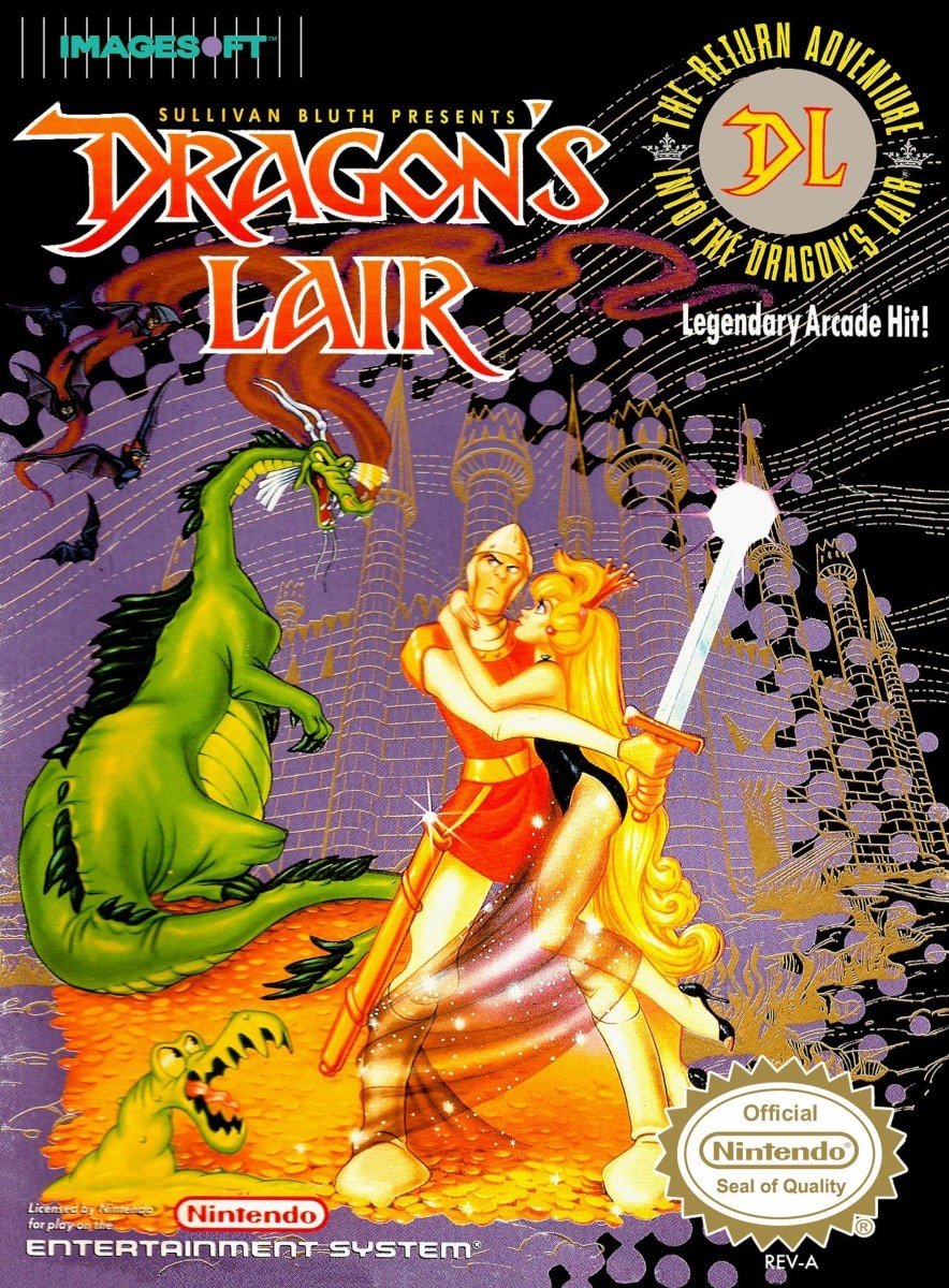 Capa do jogo Dragons Lair