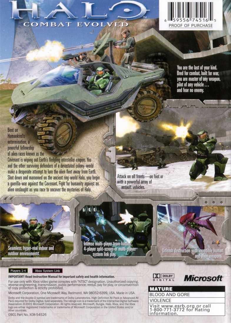 Capa do jogo Halo: Combat Evolved