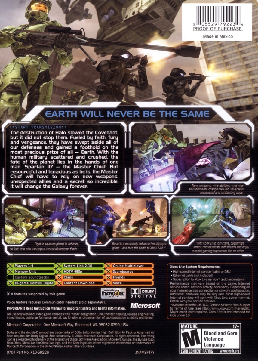 Capa do jogo Halo 2