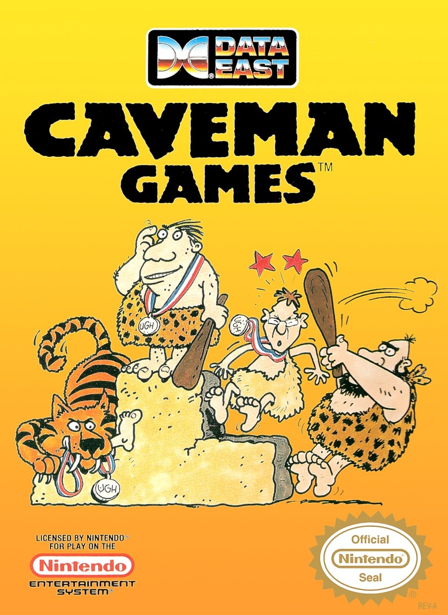 Capa do jogo Caveman Games