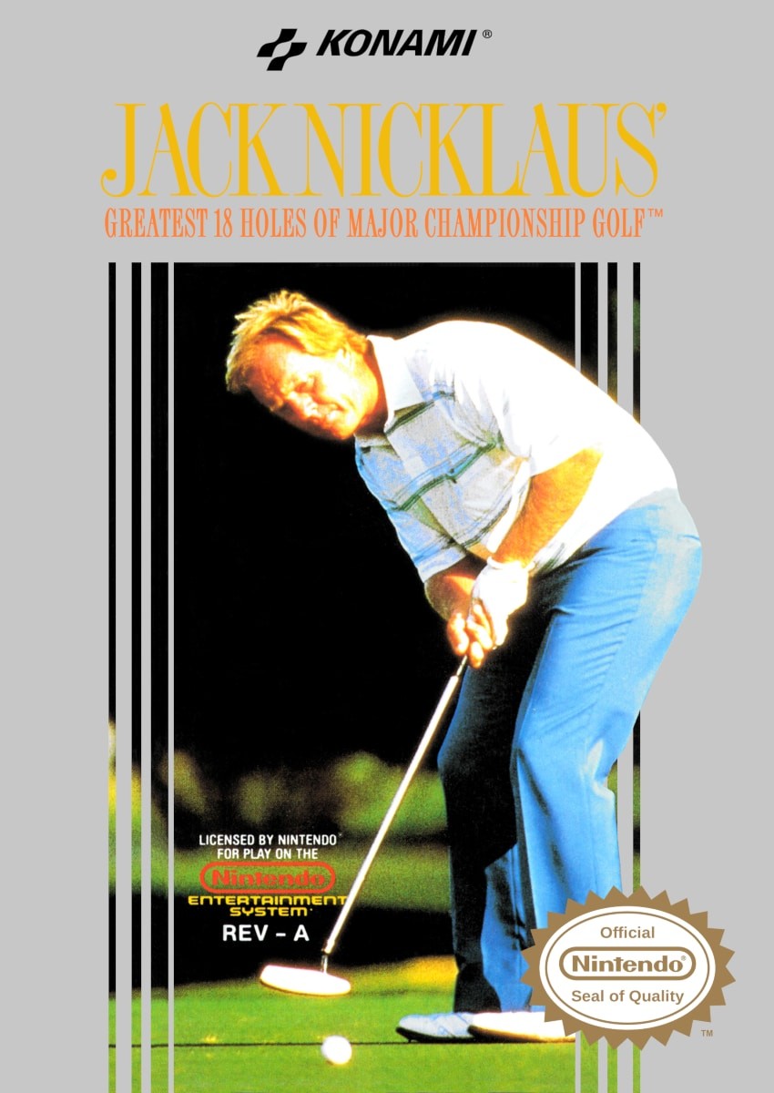 Capa do jogo Jack Nicklaus Greatest 18 Holes of Major Championship Golf