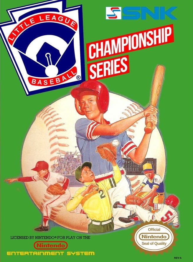 Capa do jogo Little League Baseball Championship Series