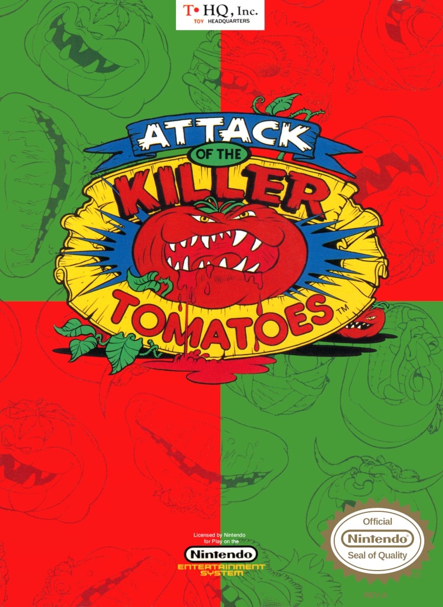 Capa do jogo Attack of the Killer Tomatoes